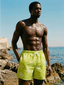 Palasendo Short de plage décontracté pour homme - Vert - Voir 6