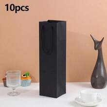 10pcs Wine Gift Bags With Durable Rope Handles, Elegant Display And Easy To Carry - Multicolor - View 10