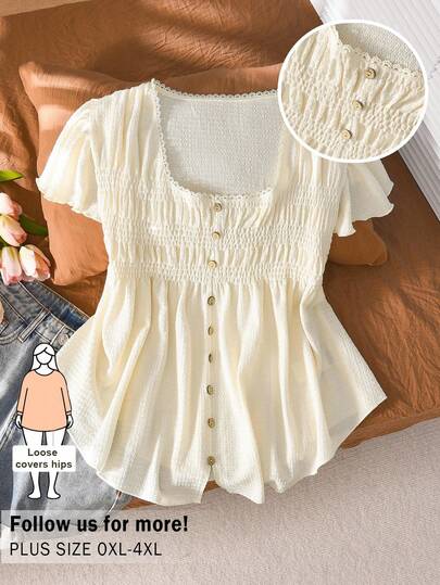 CosyJoli 大码女式束腰T恤，休闲女装，青少年服装，约会装，户外T恤