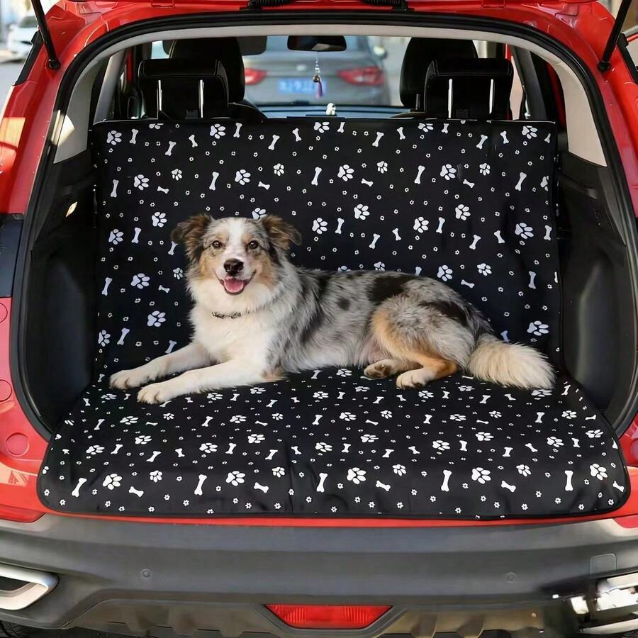 Thảm lót cốp xe cho thú cưng, chống thấm nước và chống bẩn, dành cho chó.