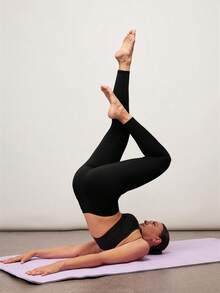 Activina Women's Casual Sports Pocket Leggings - Black - View 3