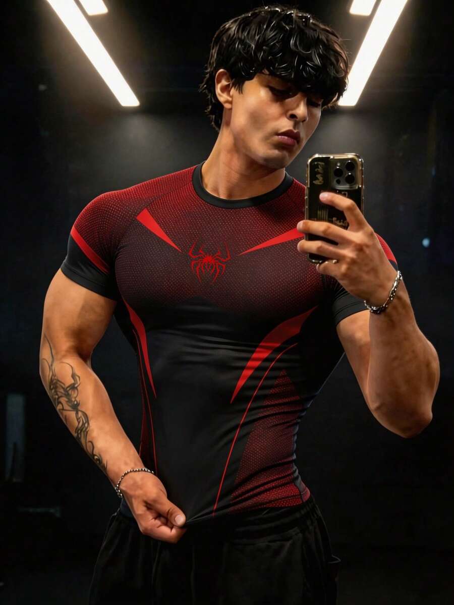 GymBeat Men Sports Tees & Tanks - Multicolor - View 1