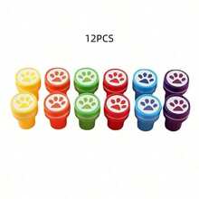 12/24/50 Pack Dog Claw Seal Set - Automatic Inking, Multi Color Mini Seals Suitable For Teachers, Classroom Activities, And Party Gifts - Multicolor - View 6