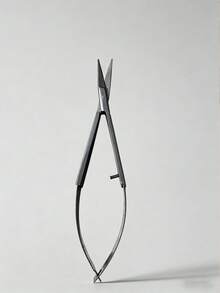 Cuticle Scissors, High-Quality Stainless Steel Russian-Style Cuticle Nippers, Ultra-Fine Curved Eyebrow Scissors, Professional Super-Sharp Precise Pointed Cuticle Trimmer, Non-Slip Ergonomic Design, Sharp And Thin Blades, Suitable For Cuticle Care,, - Silver - View 10