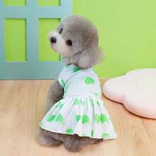 PETSIN 新款春季狗狗裙装、猫咪服装、可爱动物酷炫连衣裙、狗狗套装、新款春季裙子 - 彩色 - 查看 15