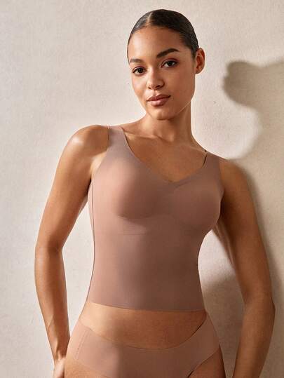 Veilyse Women Solid Color Basic Tank Top For All Seasons, Workout