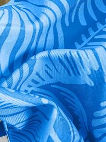 Swim Mod 2026SS New Women's Swimwear Arrival For Holiday, Date, Western, Cruise, Beach, Island, Road Trip, All Seasons, Music Festival, Boho Vacation,Bohemian Vacation, Chill Autumn Boho Y2K Elegant Vintage Casual Spring/Summer Beach Vacation Blue Shell & Starfish Checkered Cute Sweet Bikini Set Zebra Bikini Set 2 Piece Set Zestiva Swimsuit Bathing Suit Accessories Swimwear Accessories - Baby Blue - View 9