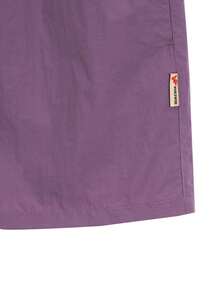 Horizaway Pantaloncini da spiaggia casual da uomo con coulisse e tasche - Viola - Visualizzare 3