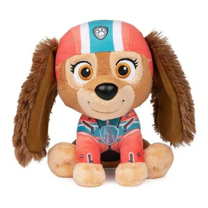 Spin Master Juguete de peluche de Paw Patrol Tracker, muñeco de peluche de perro de dibujos animados, regalo de peluche suave para niños, juguete de cachorro lindo para niños y niñas, regalo de cumpleaños, decoración del hogar, muñeco de peluche mini de 6 pulgadas