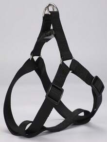 1PC Nylon Adjustable Pet Triangle Chest Strap Harness, Suitable For Indoor And Outdoor Use - Black - View 1