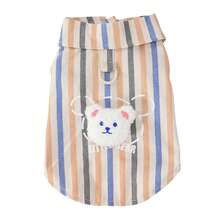Fun Patchwork Shirts, Dog Clothes, Cat Clothes, Animal Dresses, Spring And Dog Shirts, British Style Dog Clothes, European And American New Small Animal Two Legged Clothes - Rust Brown - View 5