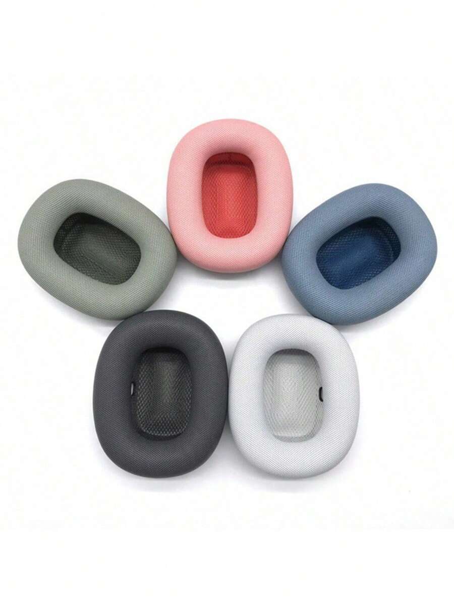 2pcs/Pack Replacement Earpads For AirPods Max, Leather Earcup Cushions, Soft Protein Leather Earmuffs, Breathable And Comfortable, Multiple Color Options, Great Gift Item - Multicolor - View 1