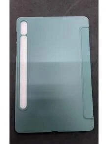适用于三星 Galaxy Tab S9 Fe S8 S7 A9 + A7 Lite S6 Lite / Tab P11 Plus 的可折叠平板电脑保护套，防震保护套（深绿色） - 墨綠色 - 查看 9