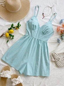 Soleia Trang phục dự tiệc cưới phong cách miền Tây, đi biển, tốt nghiệp, tiệc brunch, ngày lễ Thánh Patrick, kỳ nghỉ xuân, lễ Phục sinh, lễ hội âm nhạc, thanh lịch, phóng khoáng, nhiệt đới, màu xanh dương, hở lưng, dây mảnh, 100% cotton dành cho nữ. - Màu xanh nhạt - Xem 4