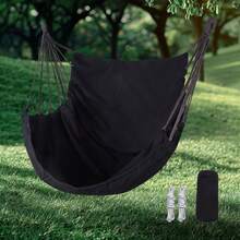 Una silla colgante, cuyo diseño proporciona una experiencia cómoda y relajante, permitiendo al usuario balancearse suavemente en ella y disfrutar de un momento de paz. Al colocar la silla colgante en el jardín exterior, el patio o el balcón, o en algunos destinos de vacaciones, la silla colgante es una decoración popular que crea una atmósfera despreocupada y agradable para los visitantes. - Multicolor - Ver 5