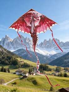 2026 新款大型龙形风筝批发，适合成人摊位销售，也非常适合儿童作为卡通风筝玩耍。 - 彩色 - 查看 6