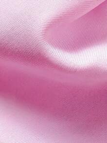 Soleia Bộ bikini buộc dây cổ trước màu trơn dành cho nữ - Hồng - Xem 6