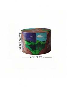 Durable Zinc Alloy 4-Layer Manual Herb Grinder, Cartoon Design Sharp Teeth Metal Grinder With Strong Magnetic Lid, Premium Smoker Accessories Rolling Kit, Compact Portable Gift For Adults Holiday Birthday - Green - View 3