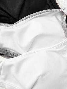 SHEIN Set de 3 piezas de sujetadores y bralettes acolchados con cierre de doble correa, de estilo minimalista francés para adolescentes, que levantan y dan soporte - Multicolor - Ver 2
