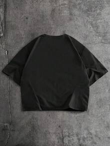 AXEPEAK Men's Casual Colorblock Short Sleeve T-Shirt, Summer - Grey - View 2