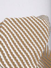 Franclia Áo thun nữ cỡ lớn, cổ chữ V, tay ngắn, kiểu dáng thanh lịch, thường ngày. - Màu Khaki - Xem 5