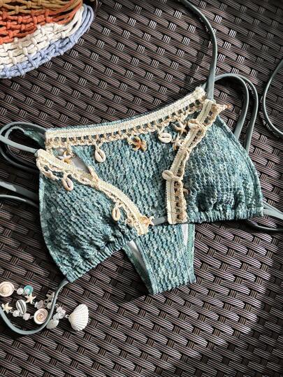 Swim Vcay Bộ đồ bơi 2 mảnh dành cho nữ, mẫu mới Xuân/Hè 2026, kiểu dáng thanh lịch, thoải mái, thích hợp cho kỳ nghỉ biển.