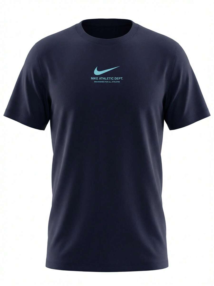 Nike Sportswear Men's T-Shirt Navy Blue - OBSIDIAN - View 1