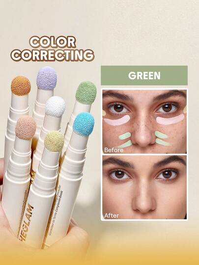 SHEGLAM Complexion Boost Color Correcting Concealer-Green Brand Beauty Makeup Face Paint Cosmetic For Women Girls Perfect For Spring Summer Ideal For Y2K Fancy Fashion Suitable For Birthday Mother'S Day Gift Rave Party Ready Best Color