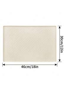Silicone Many Paw Prints Pet Placemat - Beige - View 5