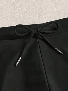 Mercer Haus Latest Outdoor Sports & Leisure Swim Trunks, High Quality & Stretchable Beach Shorts Summer Holiday Beach - Black - View 5