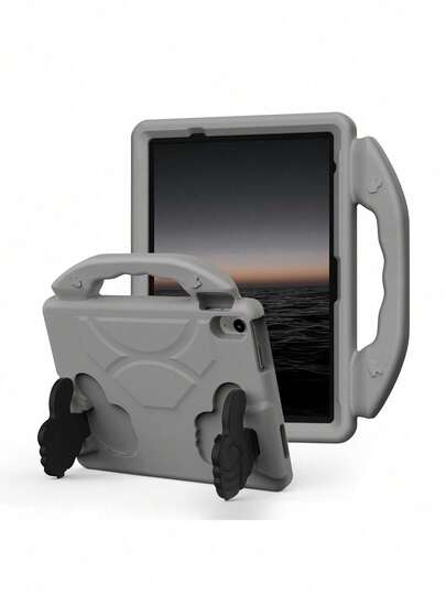 1. Giá đỡ ngón tay cái màu xám được làm từ chất liệu EVA chất lượng cao, chống sốc và rơi vỡ, phù hợp với nhiều thương hiệu ốp bảo vệ máy tính bảng.