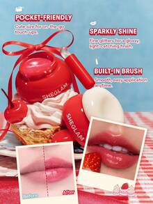 SHEGLAM Sweetheart Collection Life Is Delicious 口袋唇釉-Ambrosia 品牌 美容 化妝 化妝品 適合女性與女孩 完美搭配夏季春季 Y2K 時尚 流行 生日 母親節禮物 假期 派對準備就緒 最佳顏色 - Ambrosia - 查看 4