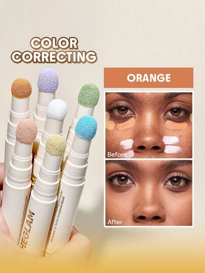 SHEGLAM Complexion Boost Color Correcting Concealer-Orange Brand Beauty Makeup Face Paint Cosmetic For Women Girls Perfect For Spring Summer Ideal For Y2K Fancy Fashion Suitable For Birthday Mother'S Day Gift Rave Party Ready Best Color