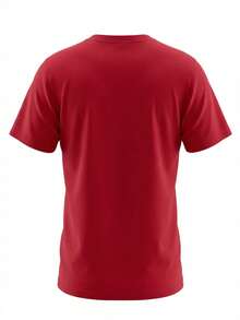 Puma Essentials Men's T-Shirts Red - For All Time Red - View 2