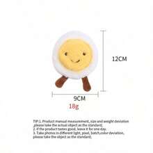 PETSIN Đồ chơi nhồi bông hình chó dễ thương thuộc bộ sưu tập Bữa sáng, có âm thanh sủa BB, đồ chơi tương tác cho chó. - Nhiều màu - Xem 15