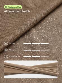 OutZeal Quần nữ ngoài trời, kiểu dáng thường ngày, chống thấm nước, nhẹ, có bèo nhún ở eo. - xanh quân đội - Xem 5