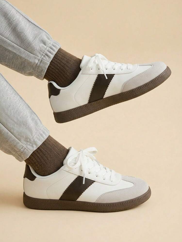 CUCCOO EASI Women's Casual Contrast Color Comfortable Sports Sneakers For Daily Wear For Christmas