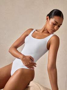 Women's Fashionable Bodysuit, Suitable For SummerUnderwearOuter - White - View 10