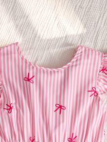 SHEIN Tween Girls Dresses - Pink - View 4