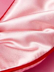 Strawberry Shortcake X SHEIN 1 chiếc bịt mắt có khớp nối, chất liệu satin, che sáng nhẹ nhàng, thích hợp để đeo trong ô tô, máy bay và khi ngủ, màu hồng, phù hợp với nhiều kích cỡ đầu khác nhau. - Hồng - Xem 6