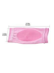 Paquete de 2 mangas hidratantes para los codos, calcetines con gel para los talones, coderas, adecuados para spa, hidratación y humectación de piel seca y agrietada. - Rosa - Ver 2