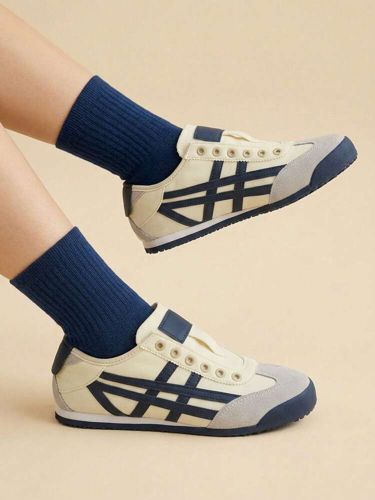 CUCCOO EASI Women's Flat-Soled Canvas Shoes Spring And Autumn Slip-On Casual Board Shoes Summer Thin Sports Women's Shoes