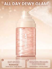 SHEGLAM Light Me Up 亮澤定妝噴霧 品牌 美容 化妝 化妝品 適合女性與女孩 完美搭配夏季春季 Y2K 時尚 流行 生日 母親節禮物 假期 派對準備就緒 最佳顏色 - 無色 - 查看 5