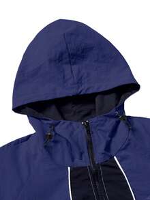 STYNVO Men's Two-Tone Hooded Zip-Up Jacket And Pants Casual Tracksuit Set - Multicolor - View 7