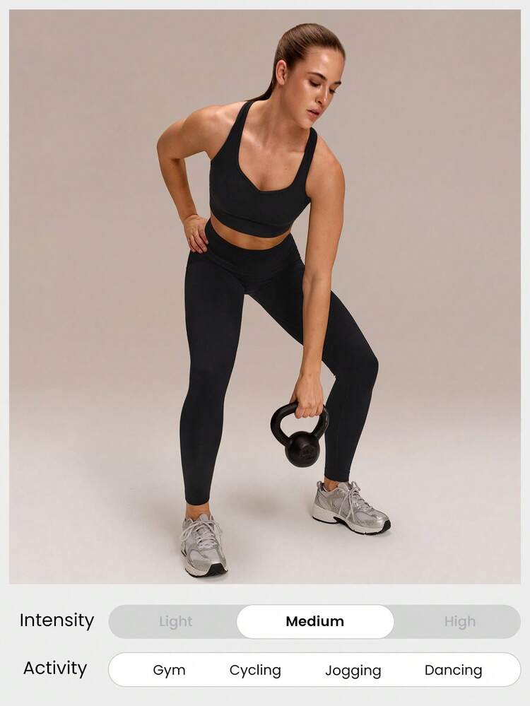 24" Ultrafine Soft Seamless SunKissed Sculpt High Waist Butt Lift Scrunch Compression Double Layer Coverage Leggings Medium Impact Training Gym Studio Summer Wear