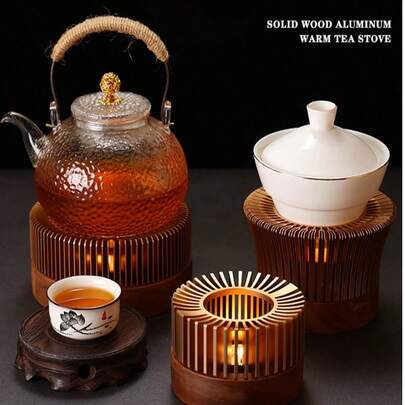 Warmer Aluminium Alloy Tea Warmer Flower Tea Pot Candle Cooking Tea Stove Heating Stove Hotel Restaurant Heater Back To School