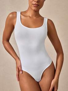 Women's Fashionable Bodysuit, Suitable For SummerUnderwearOuter - White - View 4