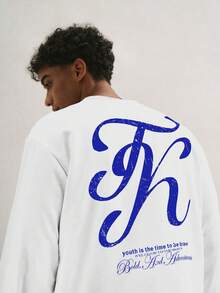 TOKVUE Herren bequemes bedrucktes Kurzarm T-Shirt - Weiss - Übersicht 6