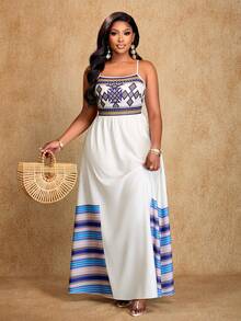 Brilight Đầm dự tiệc thanh lịch dành cho nữ, đầm nghỉ lễ, đầm mặc trong các dịp thường ngày, kỳ nghỉ, dã ngoại, tắm nắng, lễ hội, hẹn hò, mùa cưới, v.v. Đặc điểm nổi bật bao gồm đầm slip, đầm in họa tiết, đầm kẻ sọc, đầm chữ A thanh lịch và đầm maxi mùa hè. - Màu be - Xem 7