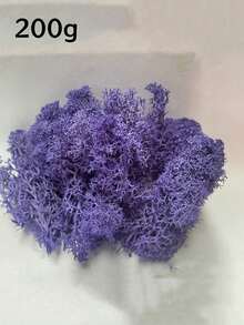 人造苔藓 - 逼真的仿真植物覆盖物，适用于DIY生态瓶、沙箱和玻璃景观装饰；迷你人造花园装饰，适用于客厅；婚礼花艺布置；提供多种颜色选择，包括翠绿色、深棕色、洋红色等 - 工艺苔藓 - 彩色 - 查看 11